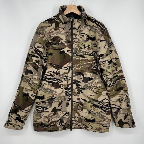 Under Armor Mid Season Kit Barren Camo Jacket Coat Mens M NEW NWT 1320252 UA - Picture 1 of 12